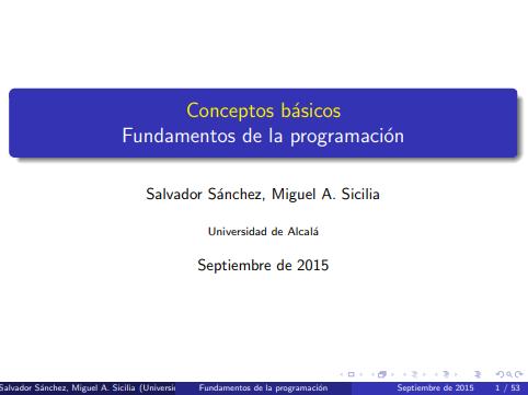 Imágen de pdf Conceptos básicos - Fundamentos de la programación